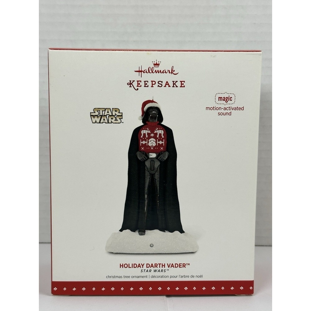 Hallmark Keepsake Holiday Darth Vader 2015 Magic Motion Sound Star Wars Ornament